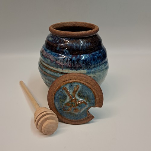 Click to view detail for #230713 Honey Pot with Dipper $18